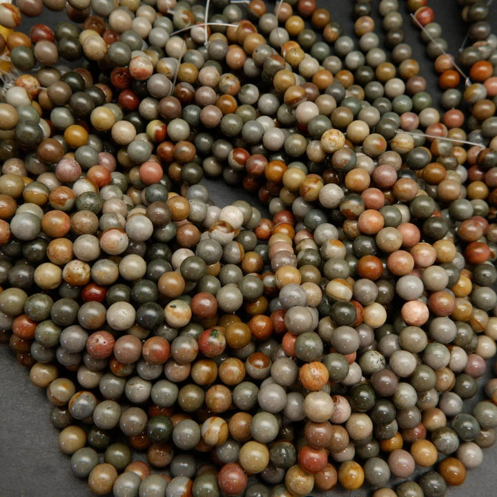 Polychrome Jasper Beads.