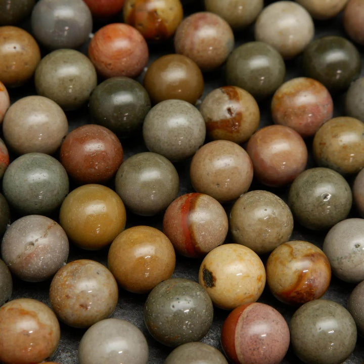 Polychrome Jasper Beads.