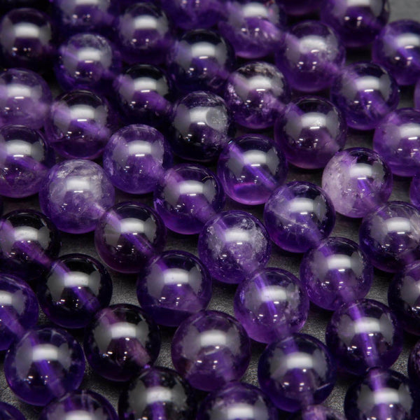 Discontinued - Amethyst Beads (Dark) (India)- Amethyst