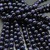 Purple goldstone beads.