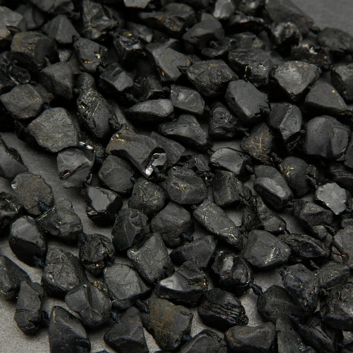 Black Spinel Beads.