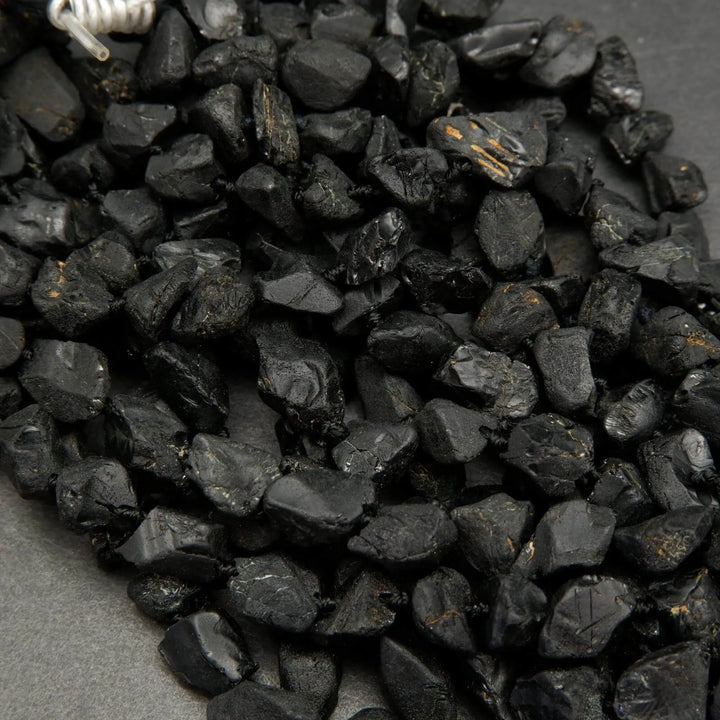 Black Spinel Beads.
