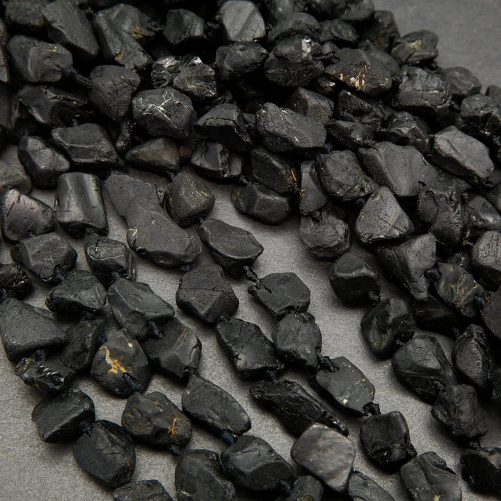 Black Spinel Beads.
