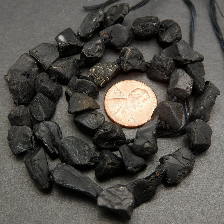 Black Spinel Beads.