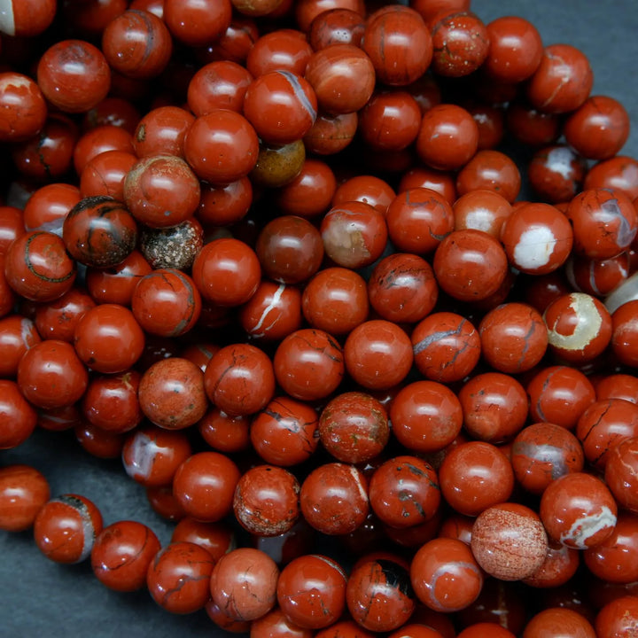 Brecciated red jasper mix beads.