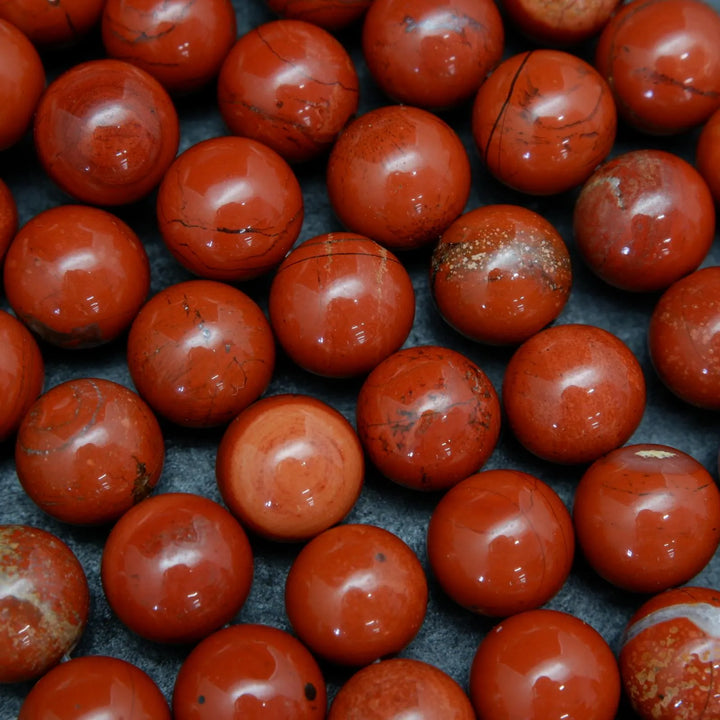 Brecciated red jasper mix beads.