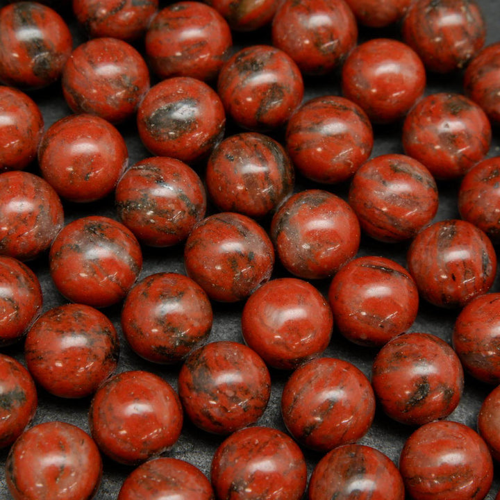 Sesame Jasper Beads.