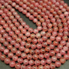 Rhodochrosite · Smooth · Round · 7.8mm to 8mm, Bead, Tejas Beads