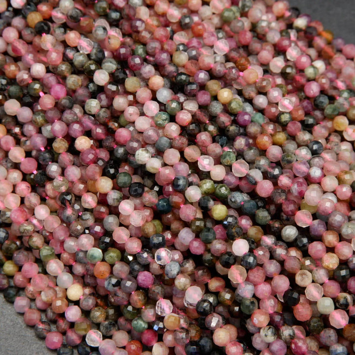 Watermelon Tourmaline Beads.