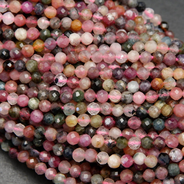 Watermelon Tourmaline Beads.