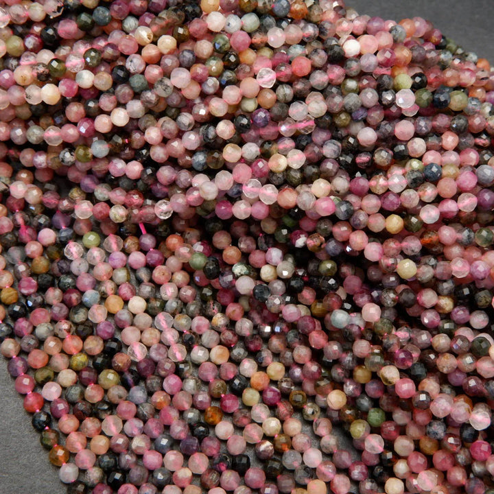 Watermelon Tourmaline Beads.