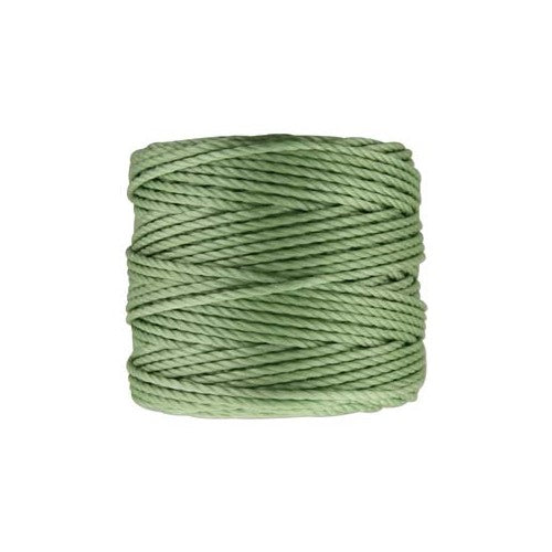 S-Lon Cord · Tex 400 · Mint · 0.9 mm · 35yd, Supply, Tejas Beads