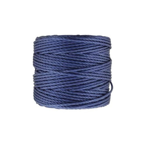 S-Lon Cord · Tex 400 · Periwinkle · 0.9 mm · 35yd, Supply, Tejas Beads