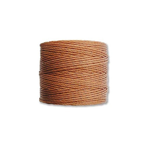 S-Lon Cord · Tex 210 · Copper · 0.5 mm · 77yd, Supply, Tejas Beads