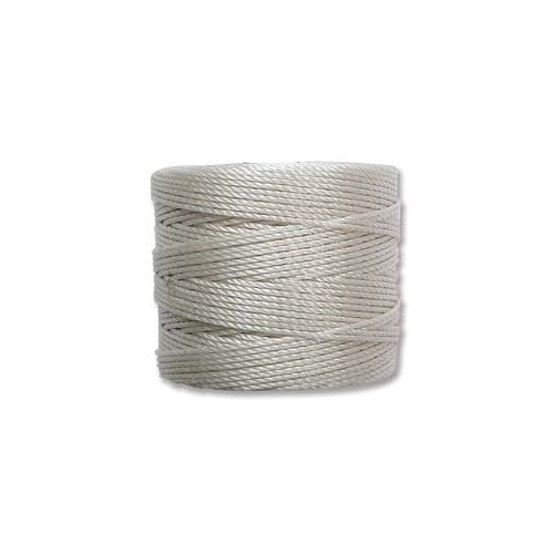 S-Lon Cord · Tex 210 · Cream · 0.5 mm · 77yd, Supply, Tejas Beads