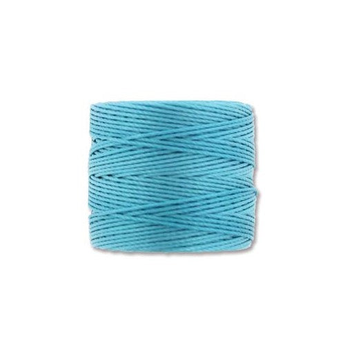 S-Lon Cord · Tex 210 · Nile Blue · 0.5 mm · 77yd, Supply, Tejas Beads