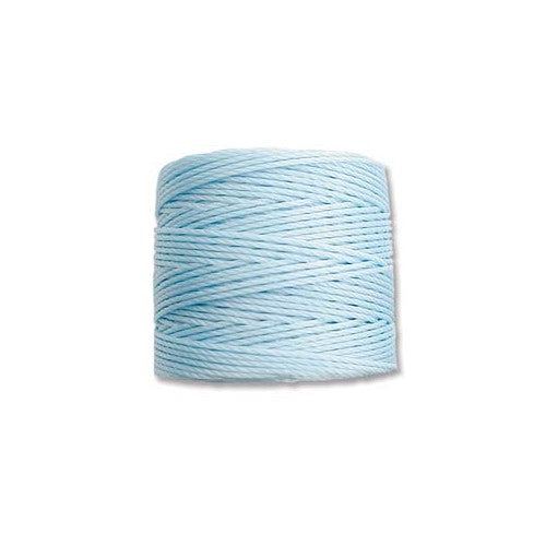 S-Lon Cord · Tex 210 · Sky Blue · 0.5 mm · 77yd, Supply, Tejas Beads