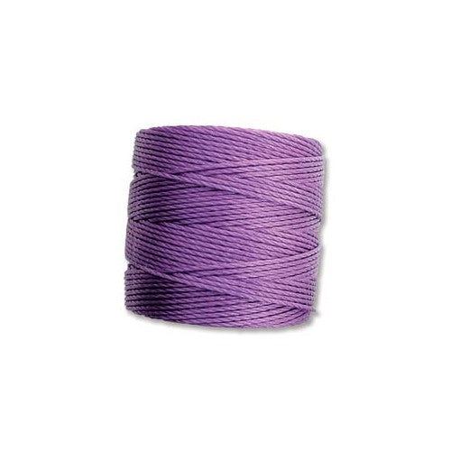 S-Lon Cord · Tex 210 · Violet · 0.5 mm · 77yd, Supply, Tejas Beads