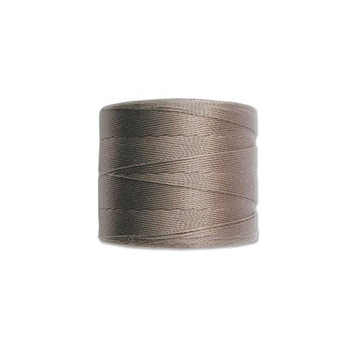 S-Lon Micro Cord · Tex 70 · Cocoa · 0.12 mm · 262yd, Supply, Tejas Beads