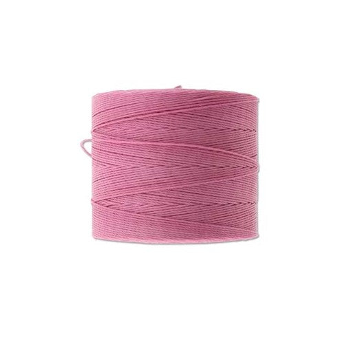 S-Lon Micro Cord · Tex 70 · Light Orchid · 0.12 mm · 262yd, Supply, Tejas Beads