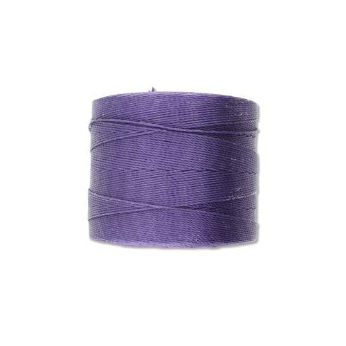 S-Lon Micro Cord · Tex 70 · Purple · 0.12 mm · 262yd, Supply, Tejas Beads