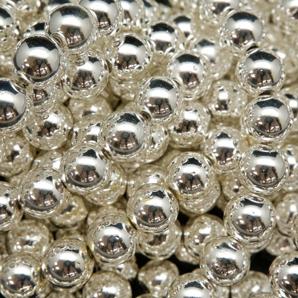 Bright Silver Hematite (alt) · Smooth · Round · 2mm, 3mm, 4mm, 6mm, 8mm