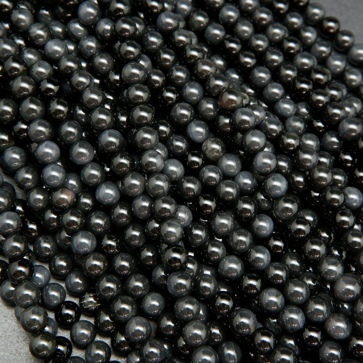 Silver sheen obsidian.
