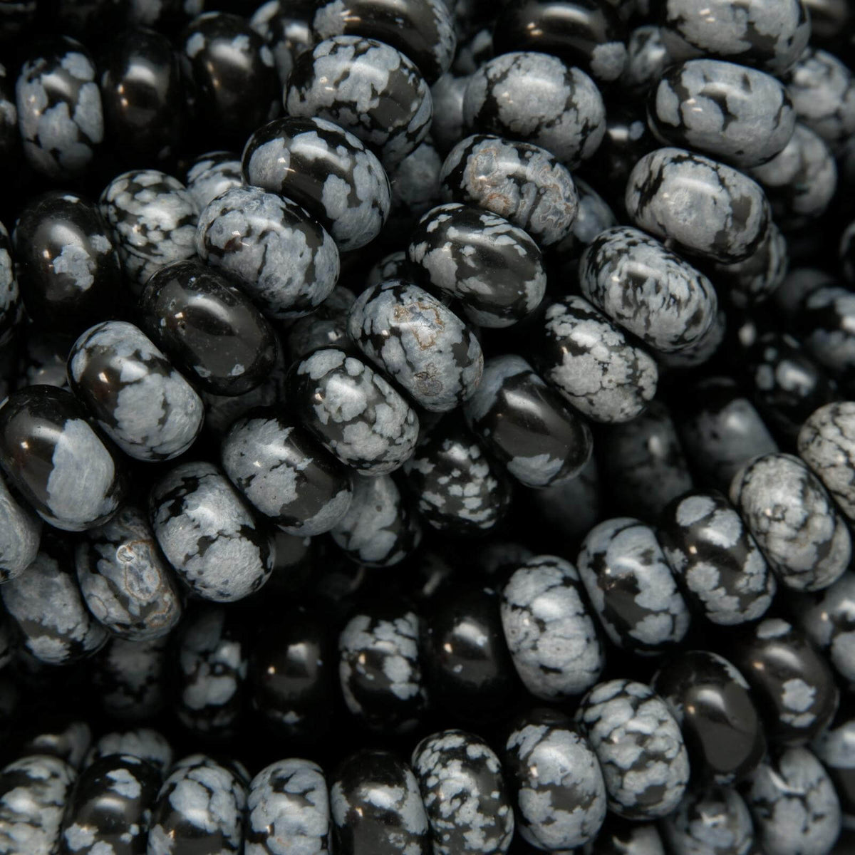 Natural Obsidian Beads at Tejas Beads