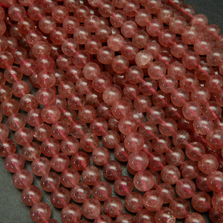 Strawberry Quartz Beads.