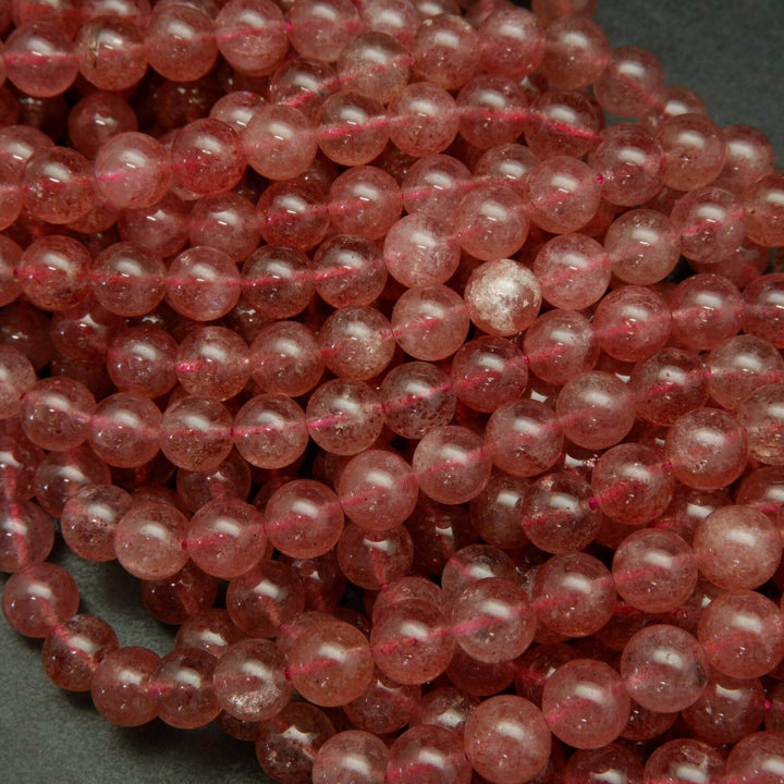 Strawberry Quartz Beads.