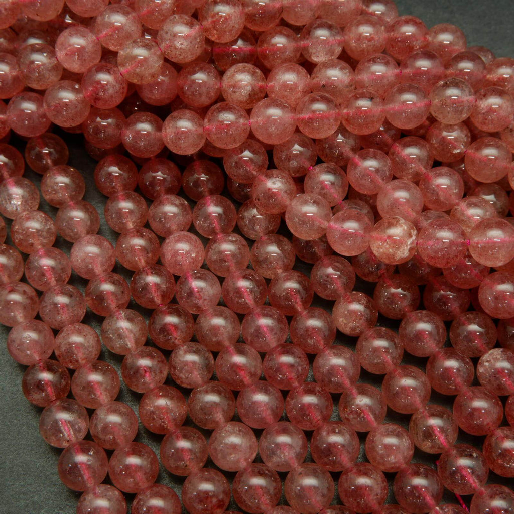 Strawberry Quartz Beads.