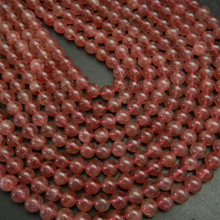 Strawberry Quartz Beads.
