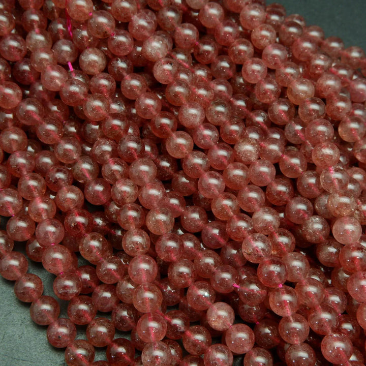 Strawberry Quartz Beads.