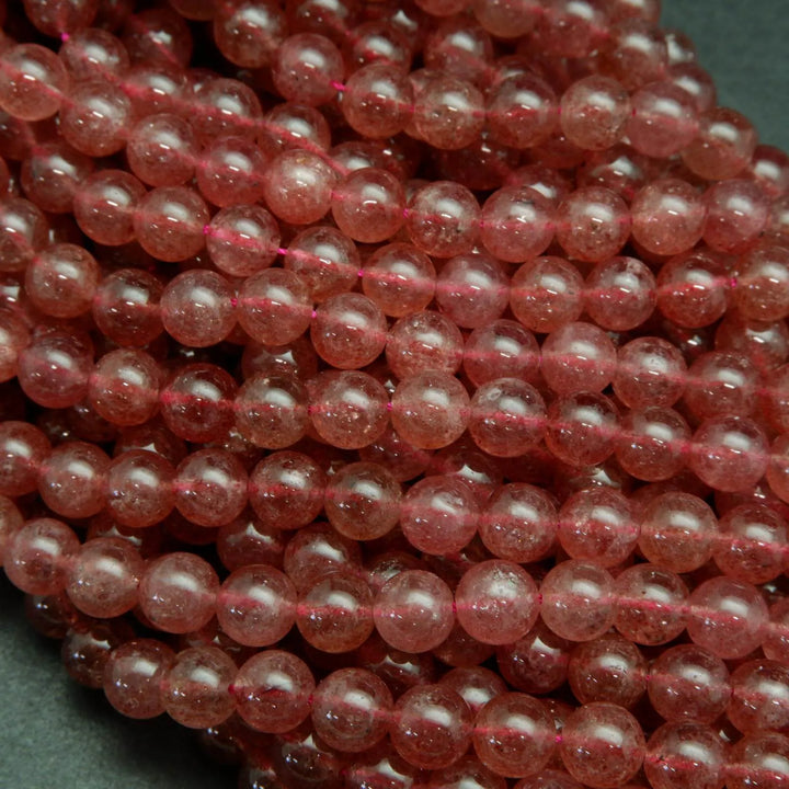 Strawberry Quartz Beads.