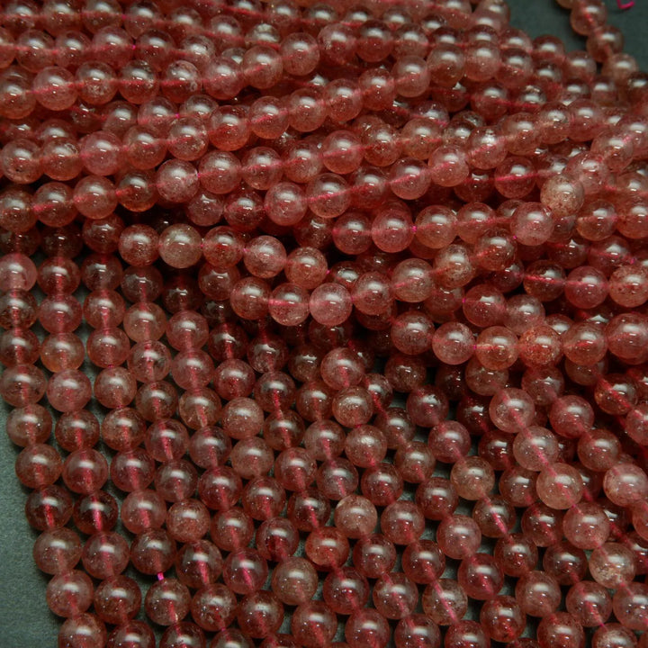 Strawberry Quartz Beads.
