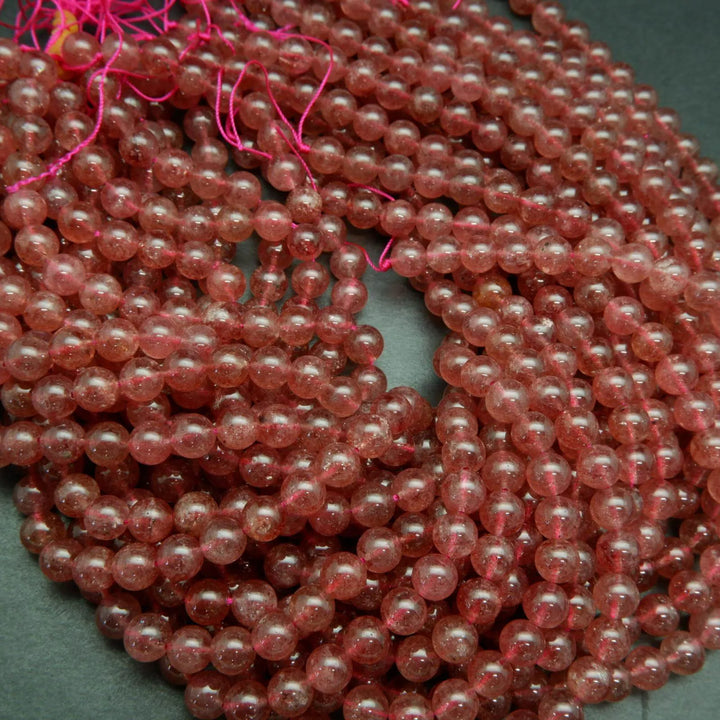 Strawberry Quartz Beads.