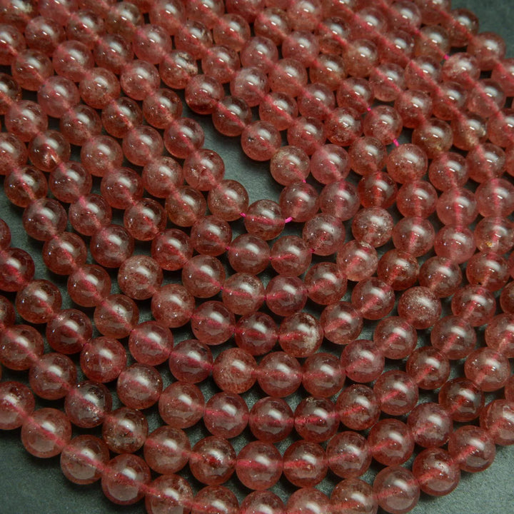 Strawberry Quartz Beads.