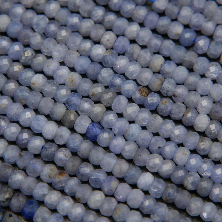 Tanzanite · Microfaceted · Rondelle · 2.8mm, Tejas Beads, Beads
