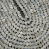 Rainbow Tourmalated Moonstone Beads. Faceted Rondelle Beads.