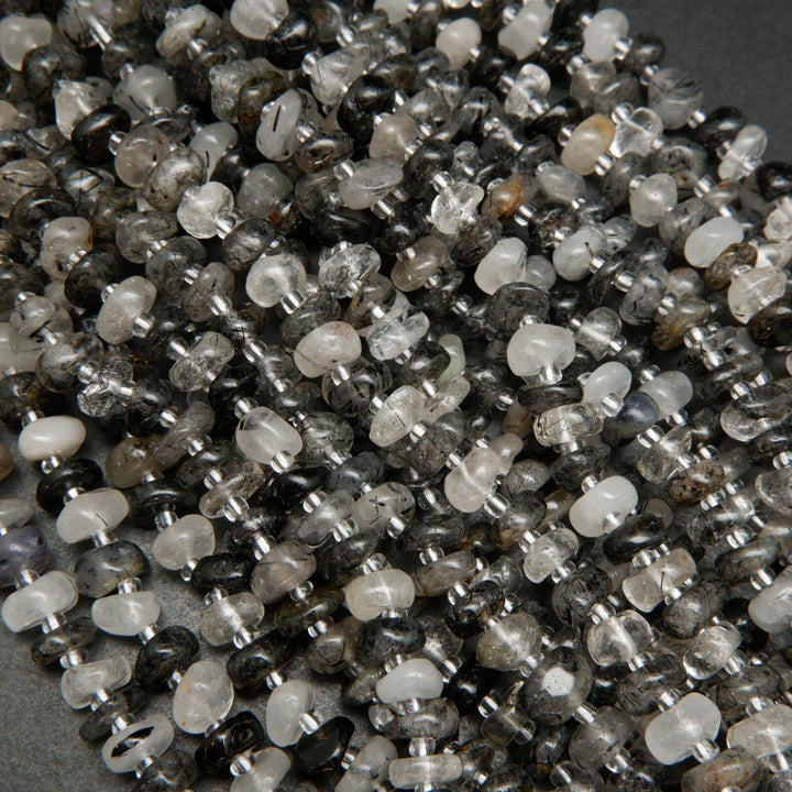 Tourmalated Quartz Beads.