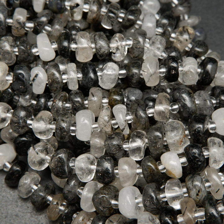 Tourmalated Quartz Beads.
