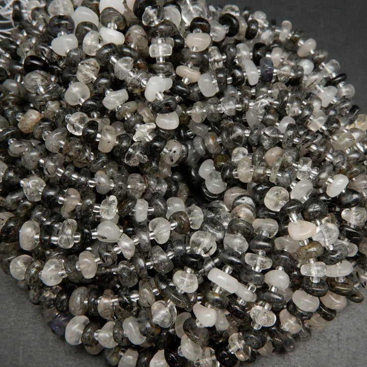 Tourmalated Quartz Beads.