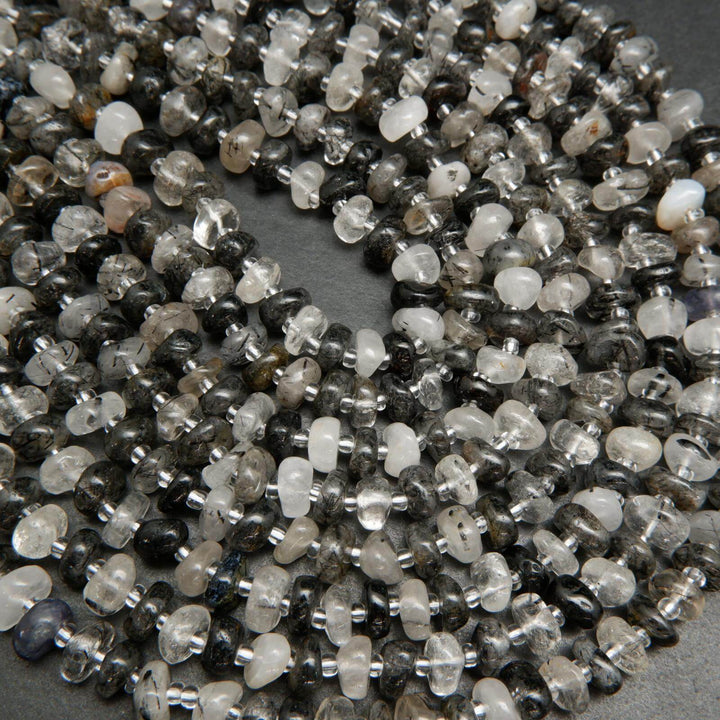 Tourmalated Quartz Beads.