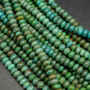 Rondelle Turquoise Beads.