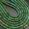 Rondelle Turquoise Beads.