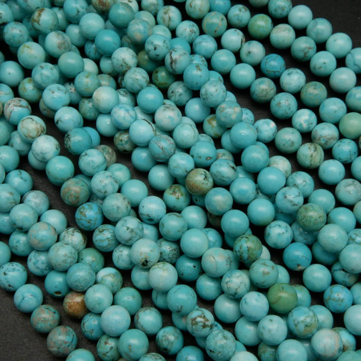 Dyed blue howlite.