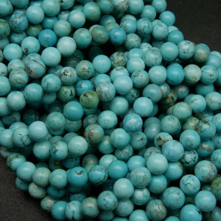 Dyed blue howlite.