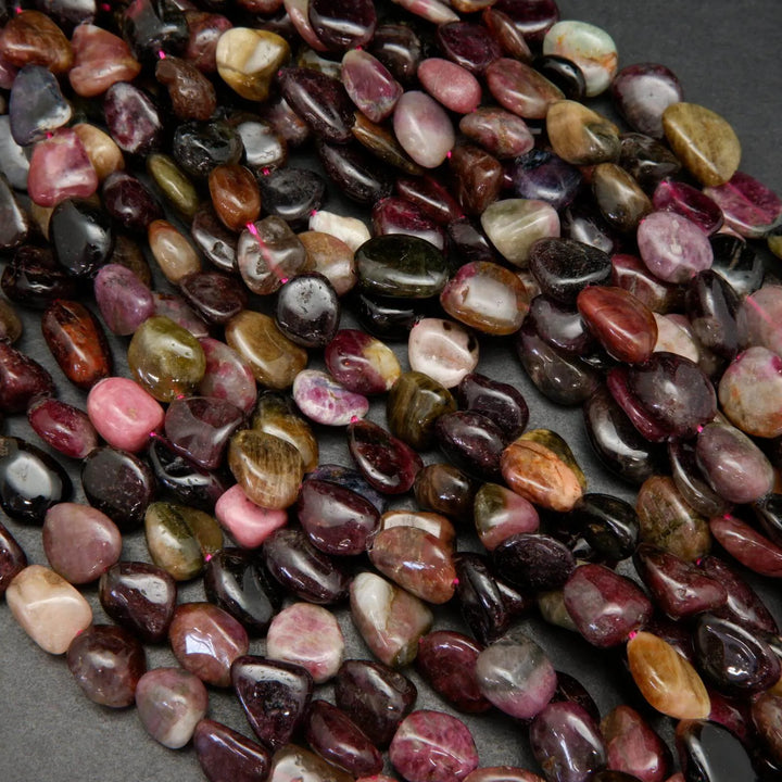 Watermelon Tourmaline Nuggets.