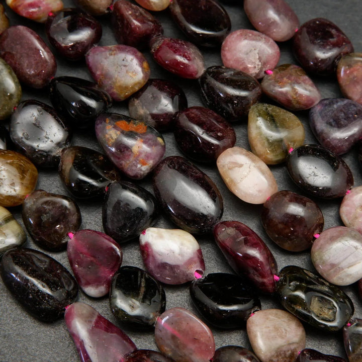 Watermelon Tourmaline Nuggets.