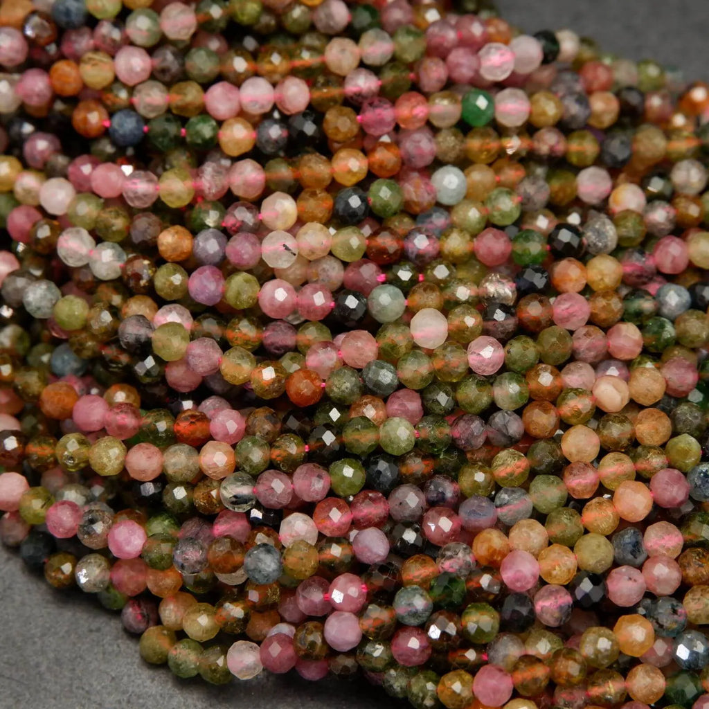 Watermelon Tourmaline Beads.